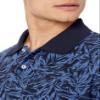 Amazon Essentials Men's Regular-Fit Cotton Pique Polo Shirt (Available in Big & Tall), Indigo Palm Leaf Print, Small view 4