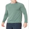 Amazon Essentials Men's Long-Sleeve Quick-Dry UPF 50 Swim Tee, Green, Small view 1