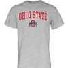 Blue 84 Men's Ohio State Buckeyes T Shirt Gray Arching Over, Ohio State Buckeyes Gray, Large view 1