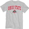 Blue 84 Men's Ohio State Buckeyes T Shirt Gray Arching Over, Ohio State Buckeyes Gray, Large view 2