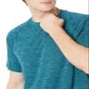 Amazon Essentials Men's Slim-Fit Short-Sleeve Quick-Dry UPF 50 Swim Tee, Dark Teal Blue, Small view 4