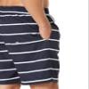Amazon Essentials Men's 9" Swim Trunks with Mesh Lining, Pockets, Drawstring Closure, Navy Stripe, X-Large view 4