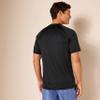 Amazon Essentials Men's Slim-Fit Short-Sleeve Quick-Dry UPF 50 Swim Tee, Black, X-Large view 2
