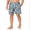 Amazon Essentials Men's 9" Relaxed-Fit Quick-Dry Swim Trunk - Discontinued Colors, Navy Peach Pineapple Print, X-Small view 1