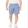 Amazon Essentials Men's Classic-Fit 9" Chino Shorts, Blue Geometric Print, 40 view 1