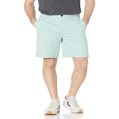 Amazon Essentials Men's Classic-Fit 9" Chino Shorts, Mint Green, 33