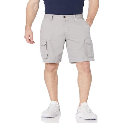 Amazon Essentials Men's 10" Classic-Fit Cargo Shorts (Available in Big & Tall), Light Grey, 31