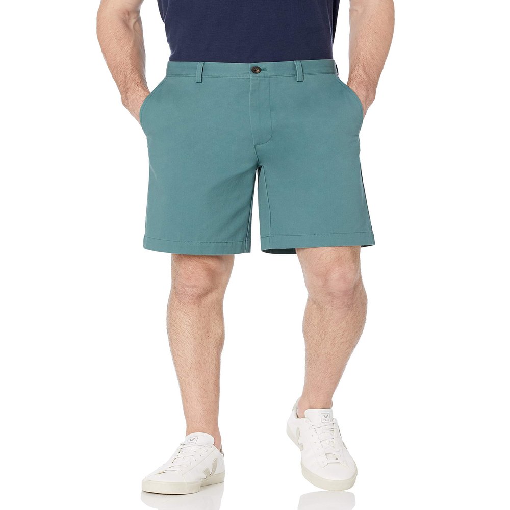 Amazon Essentials Men's Classic-Fit 9" Chino Shorts, Sage Green, 36