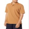 Amazon Essentials Men's Regular-Fit Cotton Pique Polo Shirt (Available in Big & Tall), Tan, X-Small view 1