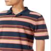 Amazon Essentials Men's Regular-Fit Cotton Pique Polo Shirt (Available in Big & Tall), Navy Stripe, X-Small view 4
