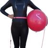 Open Water Swim Buoy | Highly Visible, Increases Safety | Great for Recreational Swimmers, Triathletes, Kayakers | Low Resistence (Red) view 1
