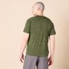 Amazon Essentials Men's Slim-Fit Short-Sleeve Quick-Dry UPF 50 Swim Tee, Olive Heather, X-Large view 2