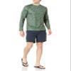 Amazon Essentials Men's Long-Sleeve Quick-Dry UPF 50 Swim Tee, Olive Hibiscus, XX-Large view 4