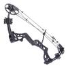 ZSHJGJR Archery Compound Bow for Youth and Beginner Youth Hunting Bow for Target Practice Shooting Hunting 18"-29" 15-45lbs (Black) view 1