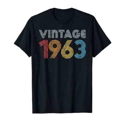 1963. Vintage 1963 Gift for Men Women Made Born in 1963 T-Shirt