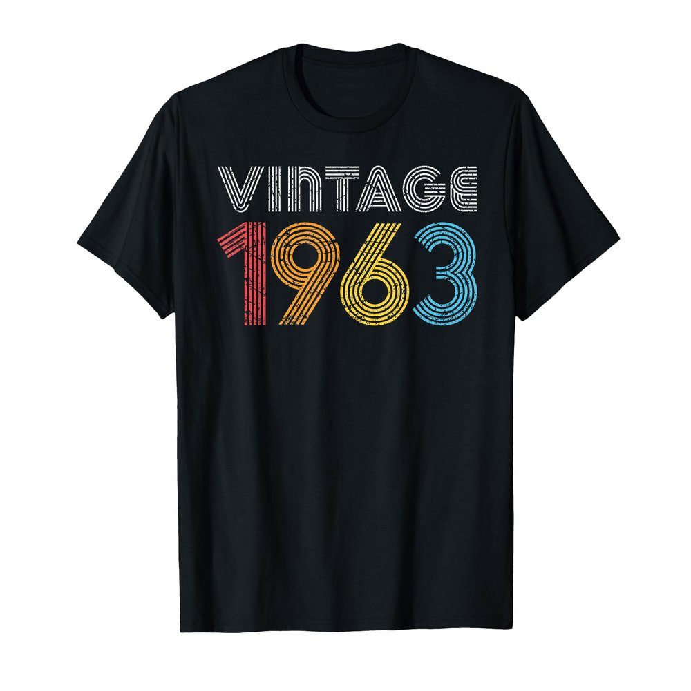 1963. Vintage 1963 Gift for Men Women Made Born in 1963 T-Shirt