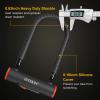 INTEKIN Bike U Lock Heavy Duty Lock, 16mm U Lock and 5ft Length Security Cable with Sturdy Mounting Bracket for Motorcycle and More, Black, Small view 2