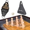 GAMESUN Deluxe Shuffleboard Bowling Pin Set,10 PCS Bowling Pin Without Ball for Shuffleboard Table view 1