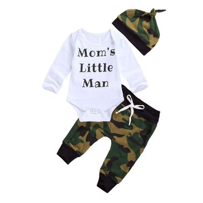 Nokpsedcb Baby Boys Hooded Top Autumn New Long Sleeve Sweatshirt+Drawstring Long Pants Trousers Outfits Set (6-12 Months, F-little man)