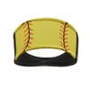 Softball Headband Elastic Workout Headband Gift for Team Player Mom Coach (Softball Yellow) view 1