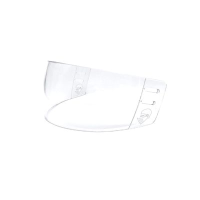 Wargate Hockey Straight-Cut Pro Visor for Adults (Anti-Scratch/Anti-Fog) CE Certified (Clear)