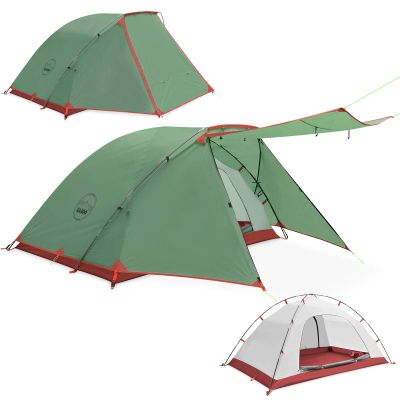 KAZOO 24 Person Camping Tent Outdoor Waterproof Family Large Tents 2/4 People Easy Setup Tent with Porch Double Layer