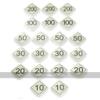 Set of 20 Bar Billiards Table Numbers (Plastic Diamond Shaped for Tables with 2 x 30 and 1 x 10 Holes) view 1