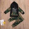 Nokpsedcb Baby Boys Hooded Top Autumn New Long Sleeve Sweatshirt+Drawstring Long Pants Trousers Outfits Set (6-12 Months, H-Black) view 2