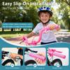 4Pcs Bike Handle Grips, Kids Non-Slip-Rubber Bicycle Handlebar Grips, Specialized Replacement Bike Grips, for Beach Cruiser Razor Scooter Foldable Mountain Bicycle Tricycle BMX MTB view 3