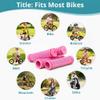 4Pcs Bike Handle Grips, Kids Non-Slip-Rubber Bicycle Handlebar Grips, Specialized Replacement Bike Grips, for Beach Cruiser Razor Scooter Foldable Mountain Bicycle Tricycle BMX MTB view 4