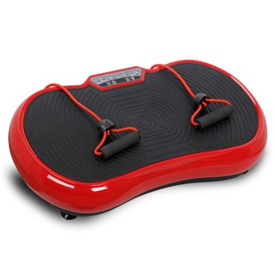 LEMY Vibration Plate Exercise Machine,Full Body Shaker with Bluetooth and Remote Control,Vibrating Plate Machine for Fitness,Training (Red)