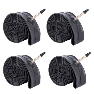 BWSHLF 29" Bike Tubes (4 Pack), MTB Bicycle Replacement Durable Butyl Rubber Fit 29x1.75/2.3, Presta Valve 35mm