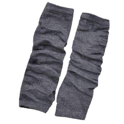 GOMYIE Stylish Stretchy Soft Arm Warmer Long Sleeve Fingerless Gloves For Women And Girls,light grey