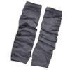 GOMYIE Stylish Stretchy Soft Arm Warmer Long Sleeve Fingerless Gloves For Women And Girls,light grey view 1
