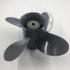 ARKDOZA 4 Blade 9 1/4x10 Aluminum Propeller for Honda/Yamana Outboard Boat Motor Engine BF8/9.9/15/20HP RH Prop 58130-ZV4-010AH 9.25x10 RH Prop 8 Tooth view 3