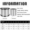 RIKIMARU Fluoro Fishing Line, 100% Fluorocarbon Coated Fishing Line (Clear, 20LB/0.40mm/1200Yds) view 2