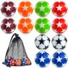 Coopay 12 Pieces 32mm Foosball Balls Table Multicolor Football Soccer Replacement Balls for Official Tabletop Game with a Black Drawstring Bag (Multicolour Star) view 1