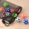 Coopay 18 Pieces 32mm Foosball Balls Table Multicolor Football Soccer Replacement Balls for Official Tabletop Game with a Black Drawstring Bag (Multicolour Star) view 2