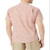 Amazon Essentials Slim-Fit Men's Short Sleeve Button Down Shirt, Pink Fruit Design, Small view 2