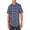 Amazon Essentials Men's Regular-Fit Short-Sleeve Print Shirt, Blue Fish, Small view 1