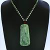 2.8" China Certified Grade A Nature Hisui Jadeite Jade Tiger Amulet Hand Carved Neckalce Pendants 0101 view 1