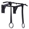 Swwin Wall Mounted Pull up Bar Multi-Grip Chin-up Station Home Gym Exercise Workout Equipment Strength Training Fitness Equipment Supports 600lbs (Size : Pull up bar with Rings) view 1