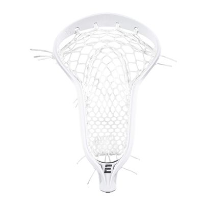 Epoch 3D Elite Women's Lacrosse Head Strung Mesh, White/White