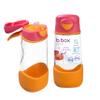 b.box 15oz Sport Spout Kids Water Bottle for School, Sports, Daycare - No-Straw Design for Easy Cleaning - Leakproof - Ergonomic Triangle Grip - Dishwasher Safe, BPA Free, PFAS Free - Strawberry Shake view 1
