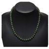 0.3" China Certified Nature Hetian Nephrite Jade Women's Round Beads Necklace 3315 view 1