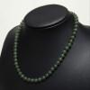 0.3" China Certified Nature Hetian Nephrite Jade Women's Round Beads Necklace 3315 view 3