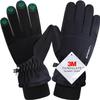 Xeitive Winter Gloves for Men and Women, Thermal Touchscreen Warm Gloves with Windproof & Grip, for Running Cycling Skiing Hiking Driving Outdoor Sports view 1