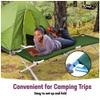 Kemp USA Aluminum Military and Camping Portable Folding Cot Stretcher, Green view 4