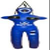 Bestzo MMA Martial Arts Jiu Jujitsu Judo Punching Bag Grappling Dummy Standing Position -Unfilled (Synthetic Leather Blue, 70 inches (6 ft)) view 1