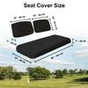 Bar Stool Covers 4 less Club Car Pre-2000 DS Golf Cart Front Seat Cover (Black) view 3